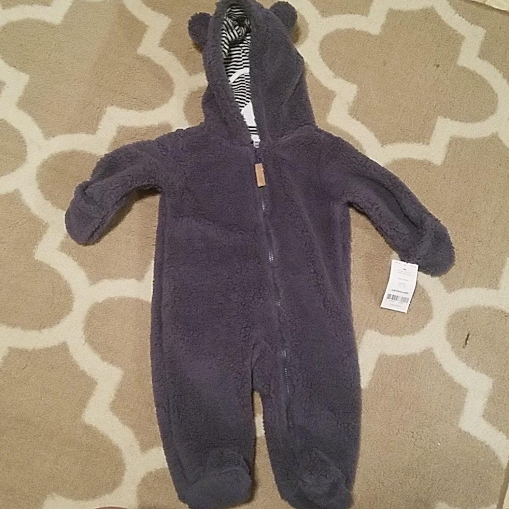Baby sherpa one piece suit